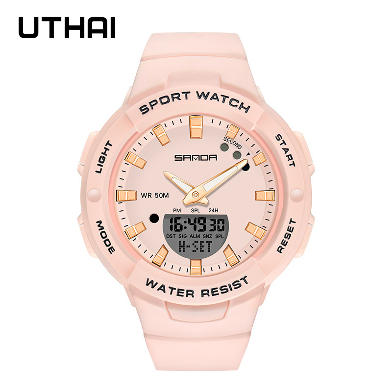 Women'S Fashion Digital Watch - SAN DA Markenuhr für Damen, modisch,