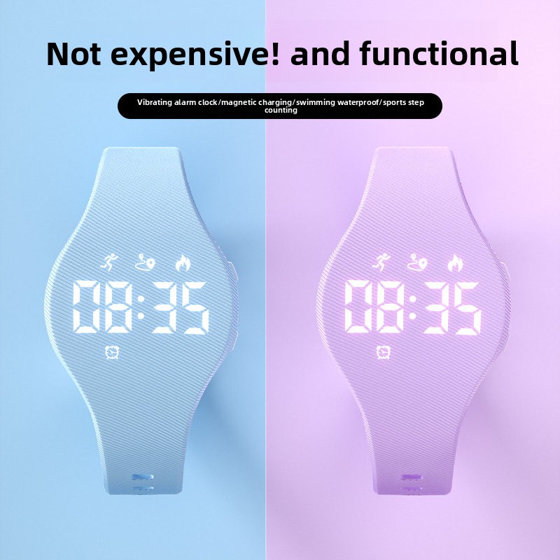 Women'S Fashion Digital Watch - 2026 Neue LED-Sportuhr für Damen, Nachtlauf,