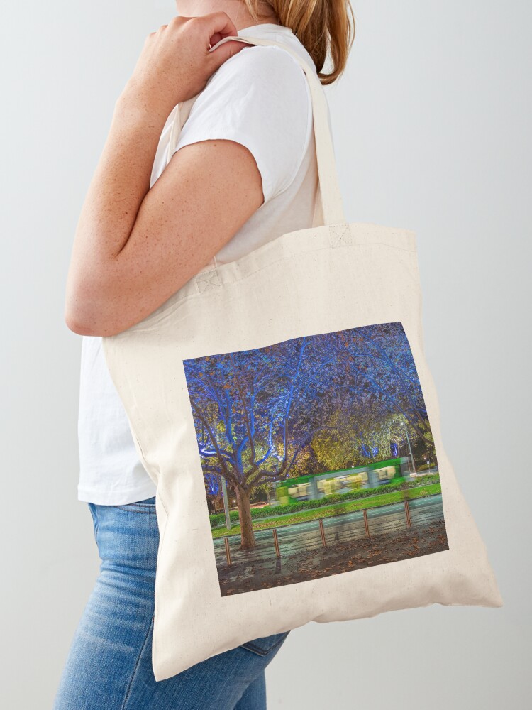 Women'S Fashion Melbourne - Melbourne Tram bei Nacht, Tragetasche, Luxus-Damentaschen,