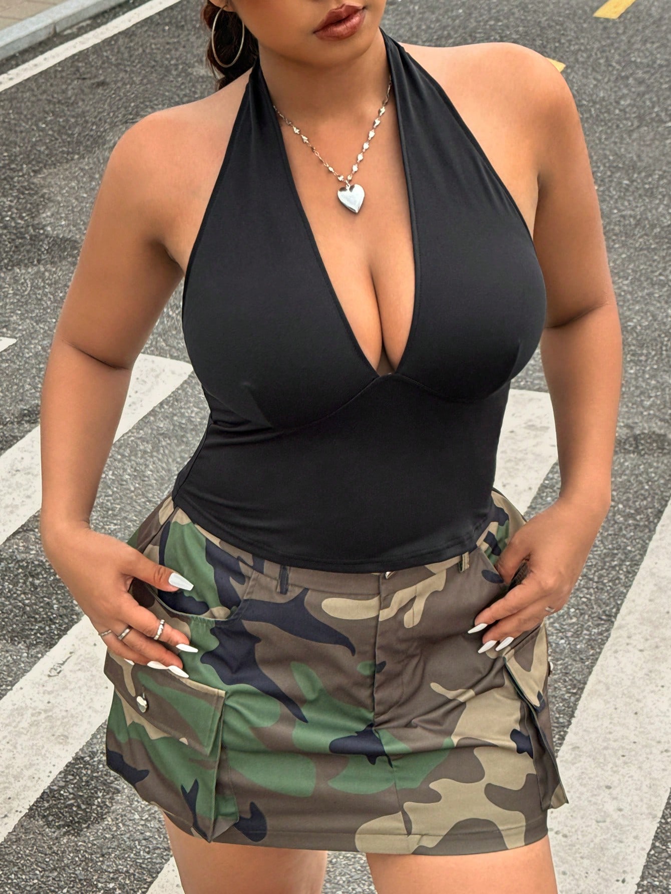 Women'S Fashion Vest Tops - Neue Mode Einfarbiges Plus-Size Damen-Top, Sexy
