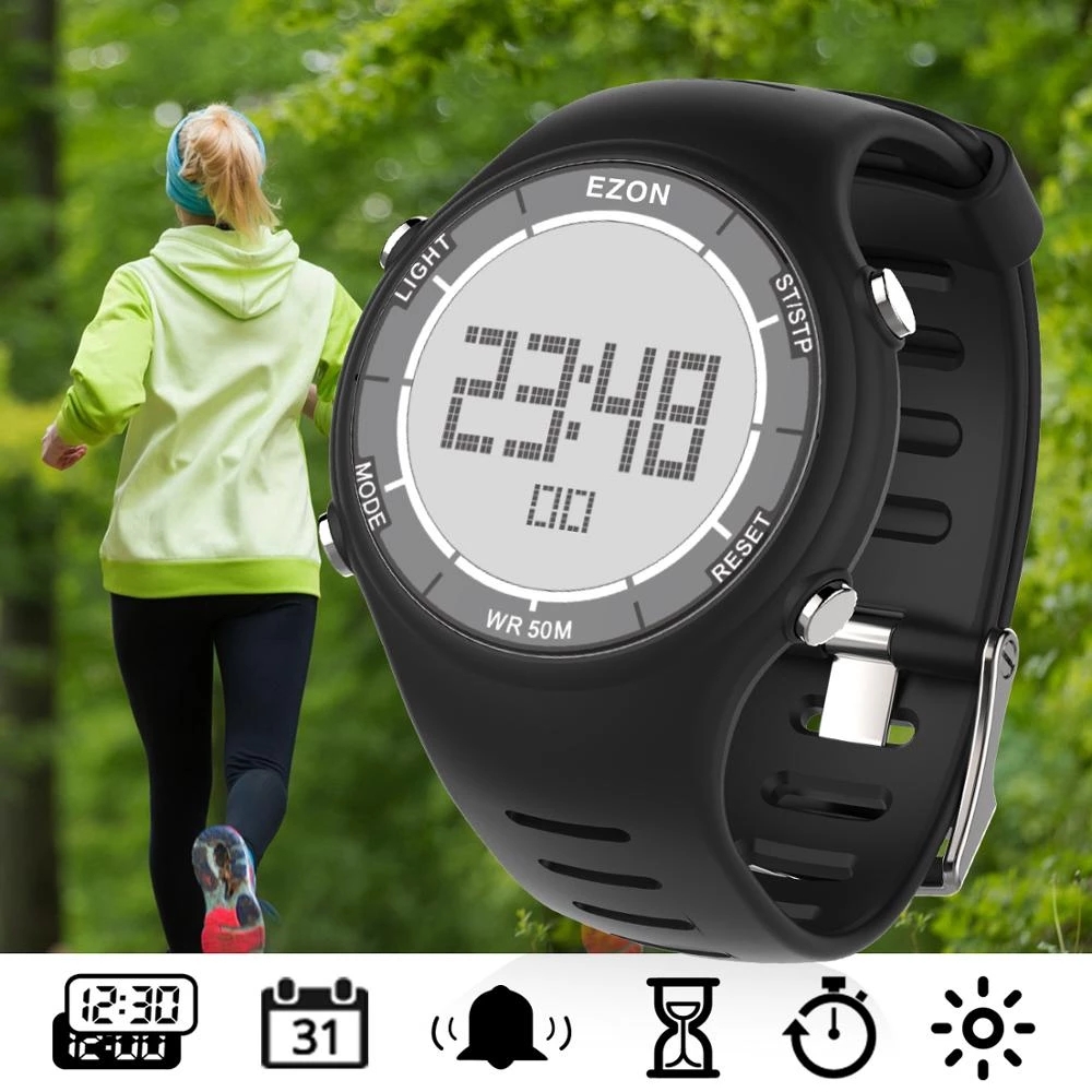 Women'S Fashion Digital Watch - EZON Neue Mode Frau Digitale Sportuhr