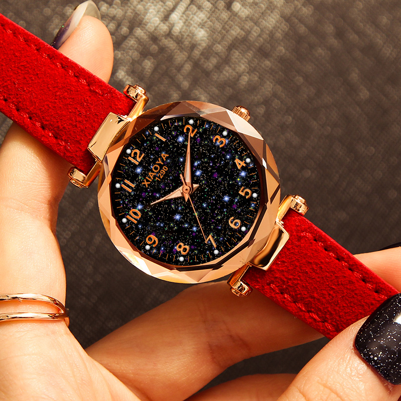 Women'S Fashion Digital Watch - Xiaoya frauen Uhren Persönlichkeit Romantische Sternen
