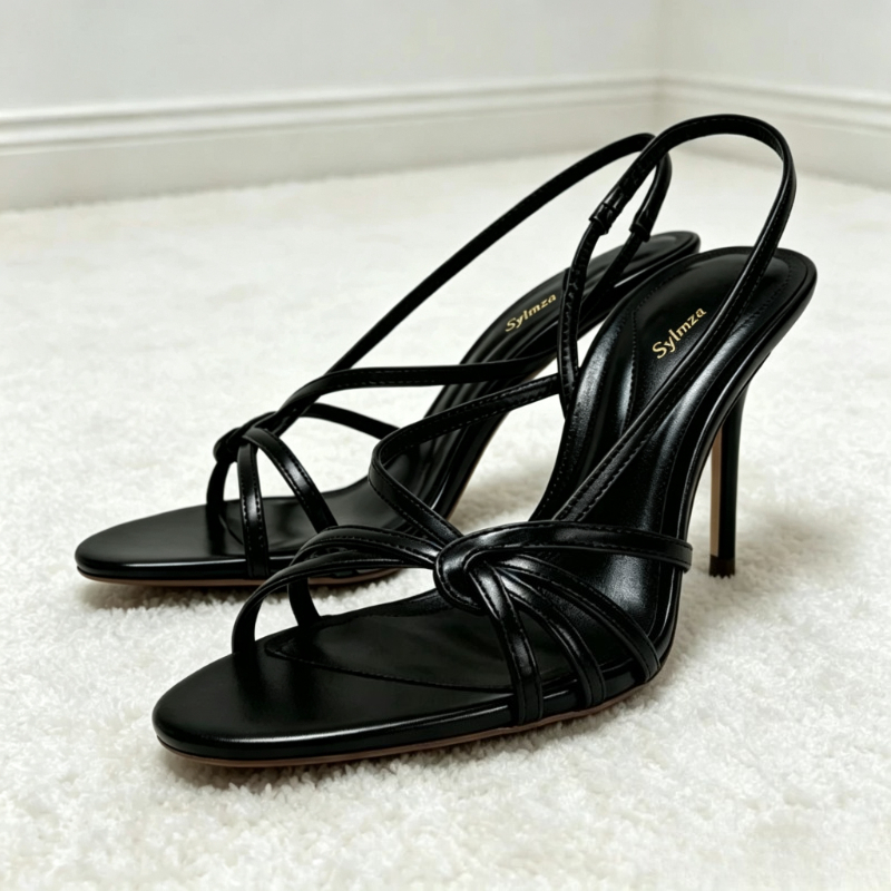 Women Fashion Brand - Sexy offene High Heels mit schmalen