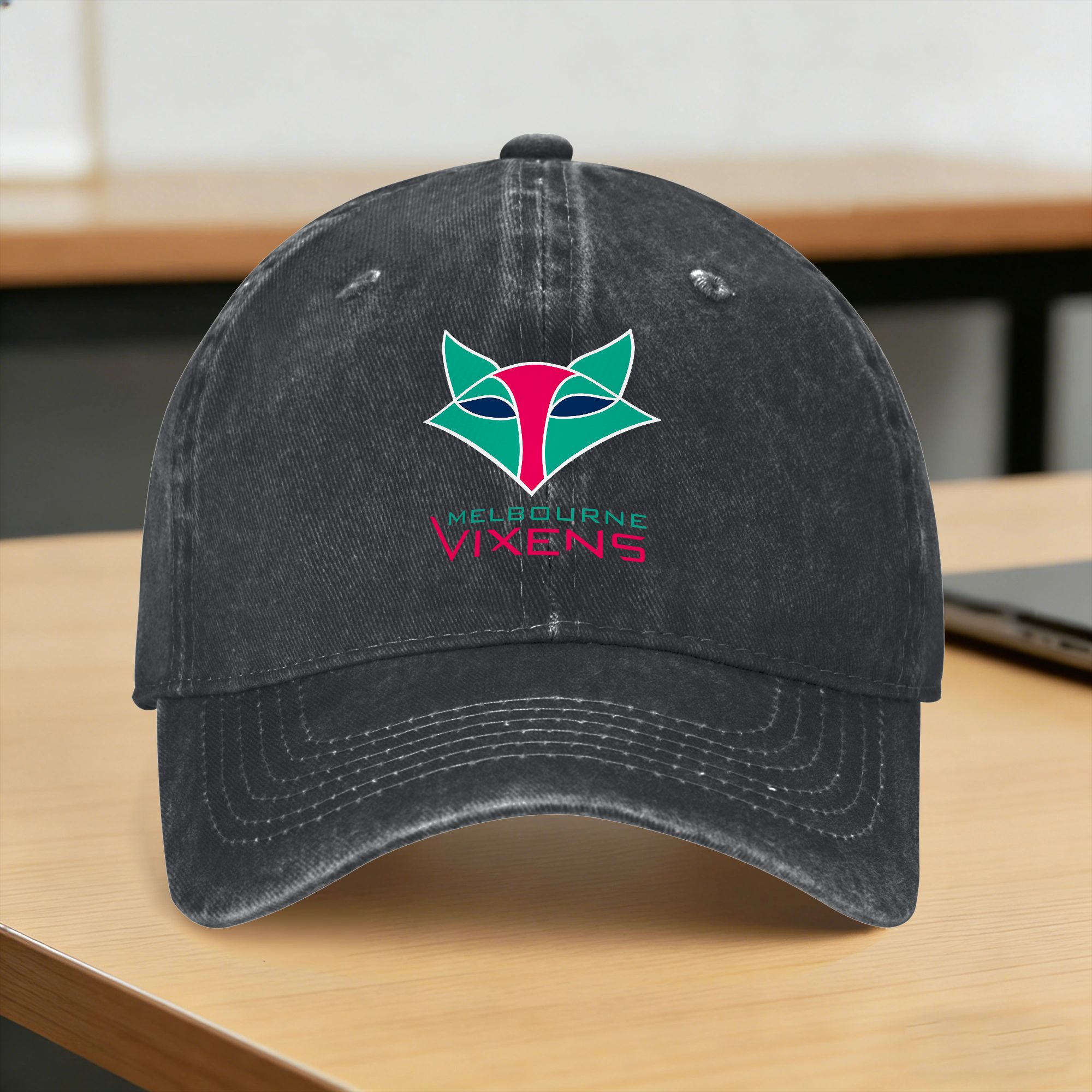 Women'S Fashion Melbourne - Melbourne Vixens 2026 Washed Baseball Cap