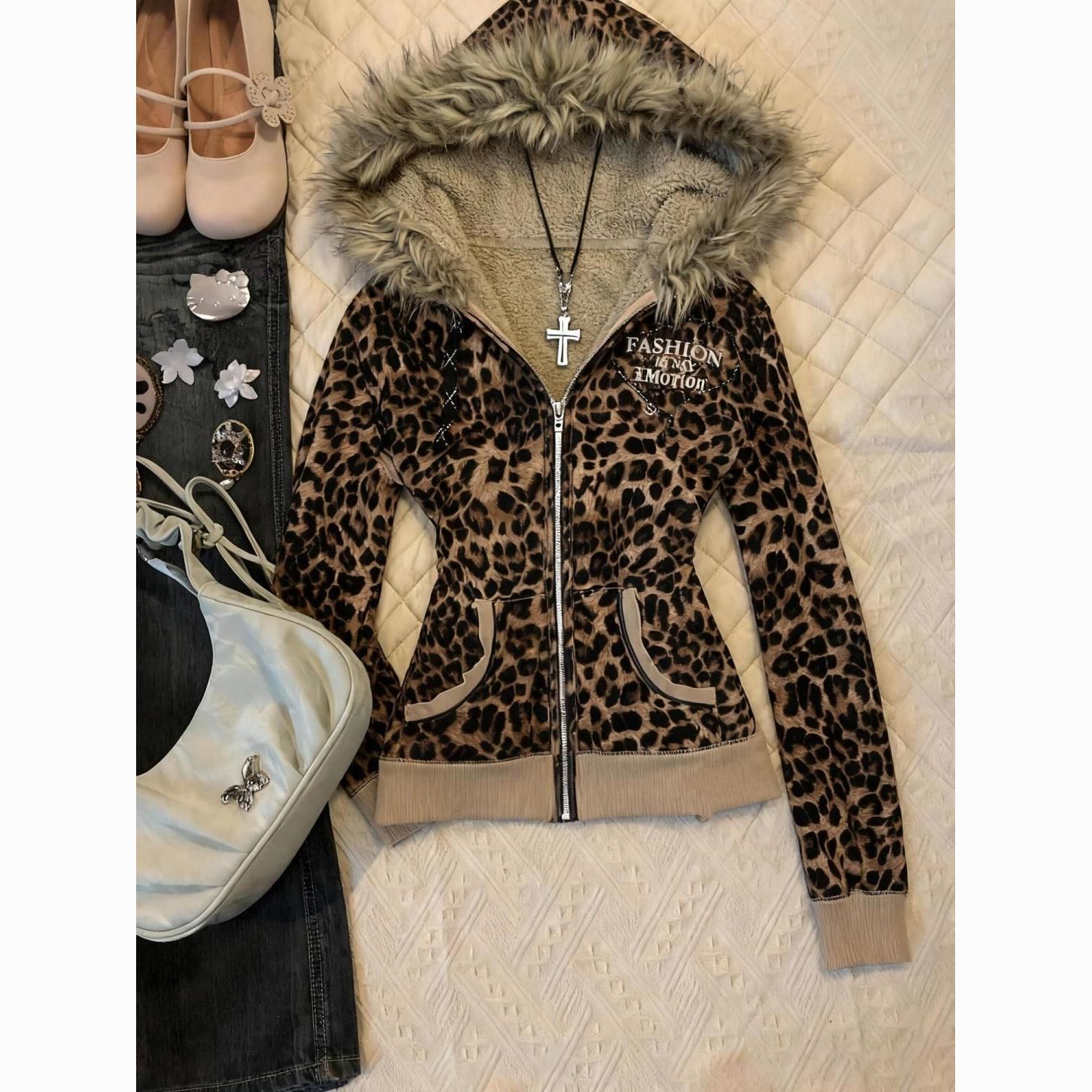 Women'S Fashion Jackets - Neues Modell Retro Amerikanischer Hoodie Damen