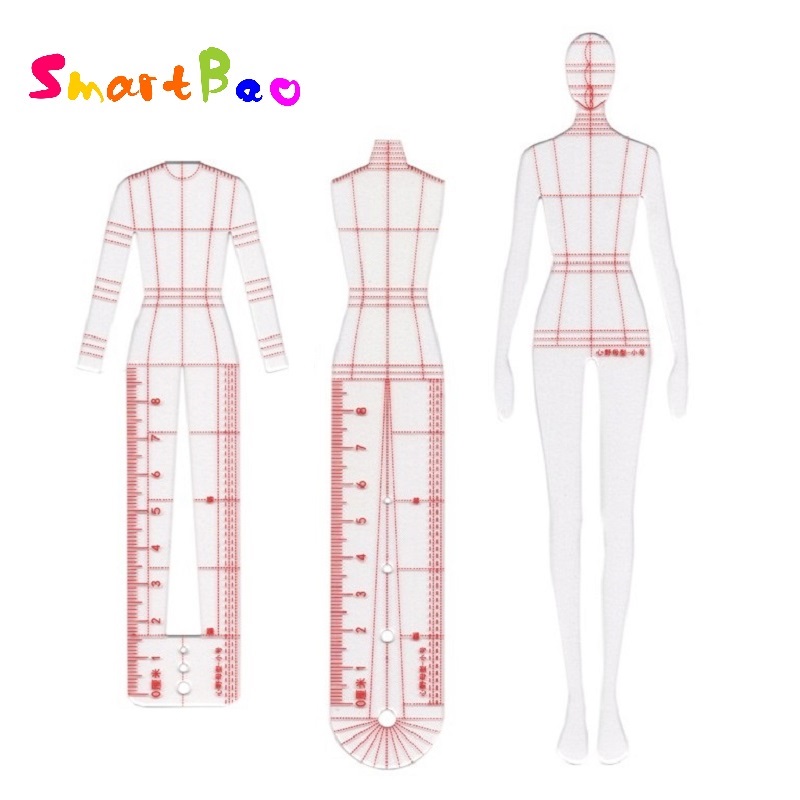 Women Fashion Figure Template - Frauen Mode Zeichnung Herrscher Figur Zeichnung