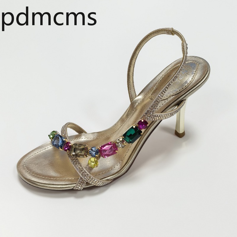 Women Fashion Brand - Neue Damen-Sandalen, Sommerkollektion, farbige Sandalen mit