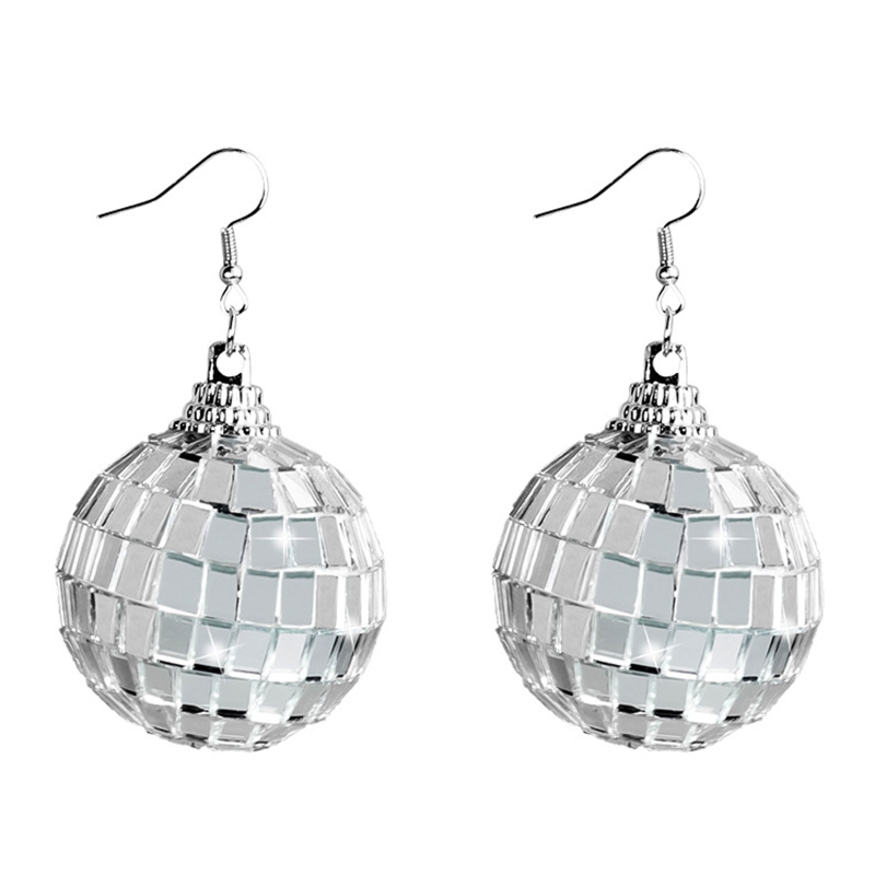 31BB Disco-Kugel-Ohrringe, bau – Women'S Fashion Of The 70S Bewertung und Preis