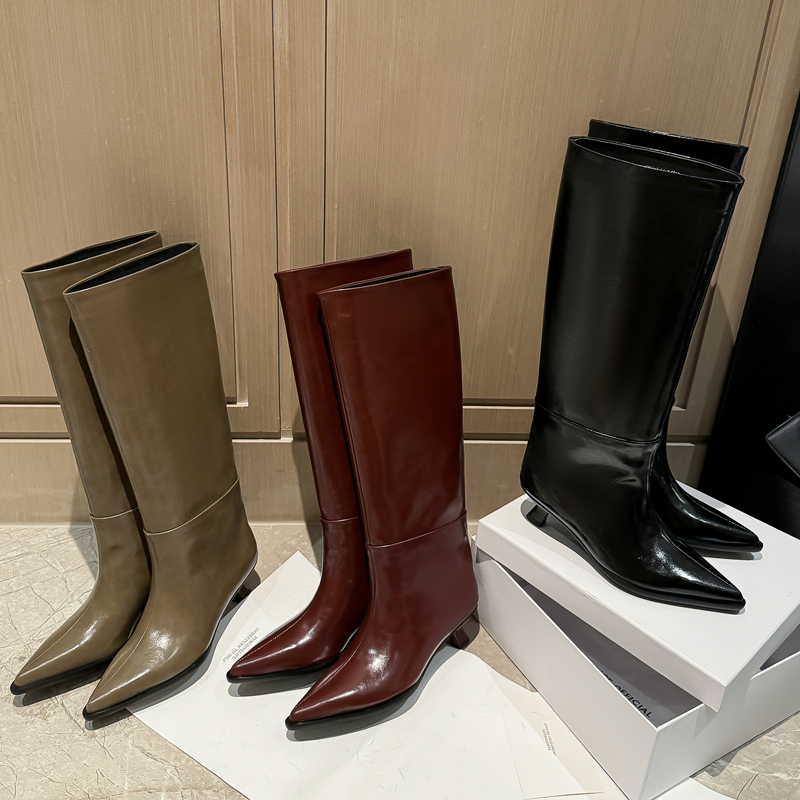QUTAA Mode Nachrichten Frauen  – Women'S Fashion Leather Boots Bewertung und Preis