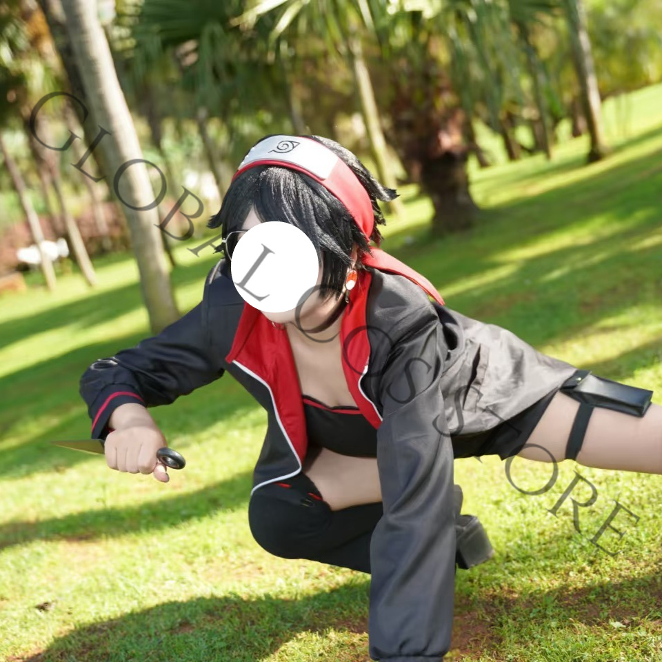 Anime-Charakter Uchiha Sarada  – Belted Shirt Dress Bewertung und Preis