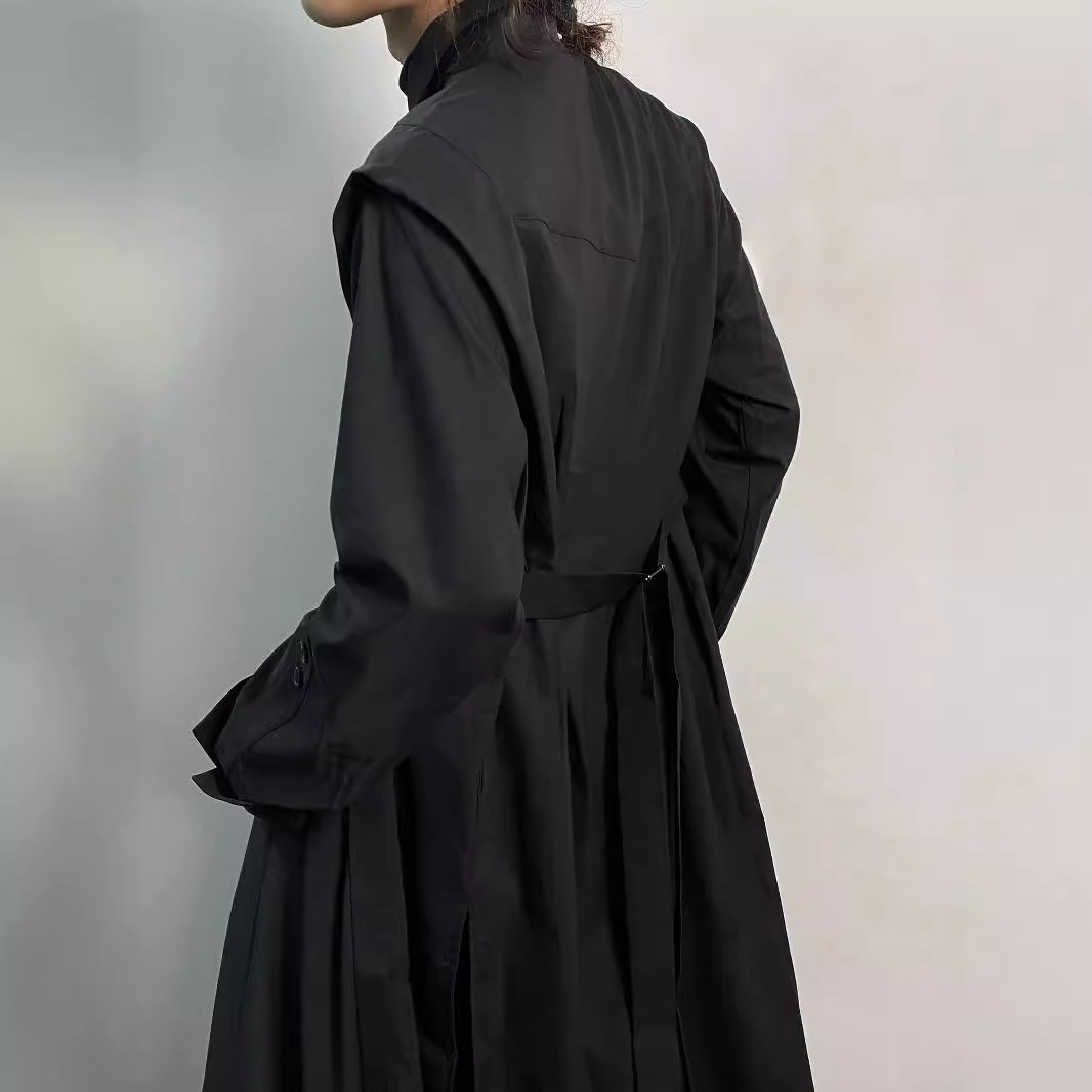 Y2K Gothic Trenchcoat Männer D – Belted Shirt Dress Bewertung und Preis