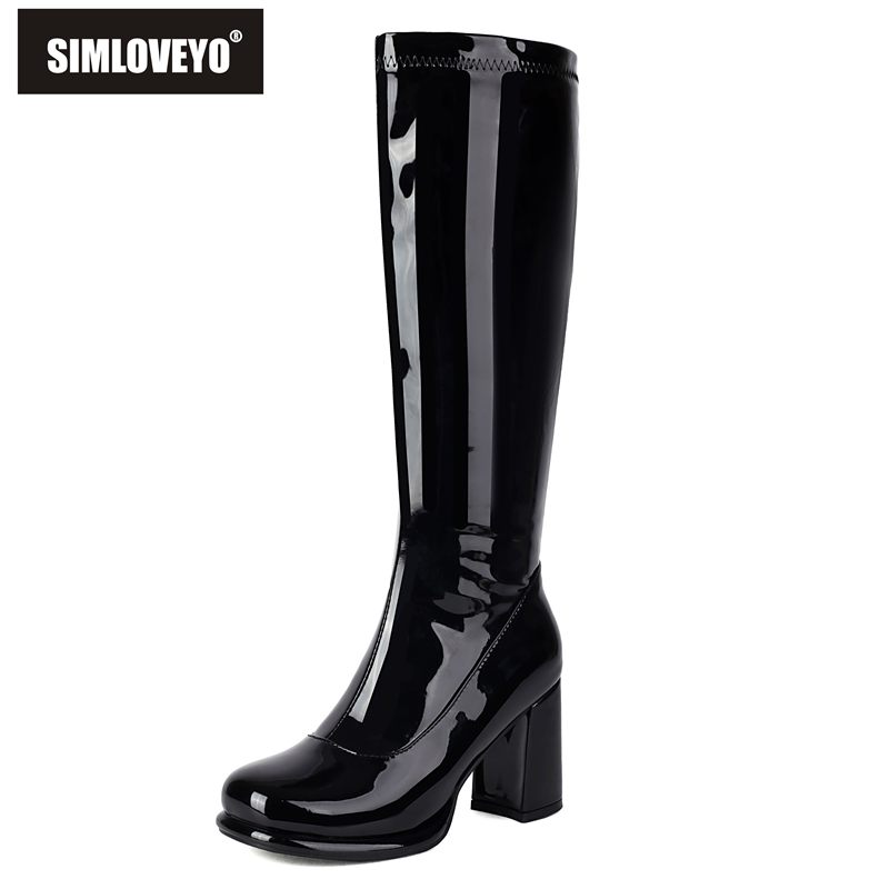 SIMLOVEYO Sexy Damen-Kniestief – Women'S Fashion Leather Boots Bewertung und Preis