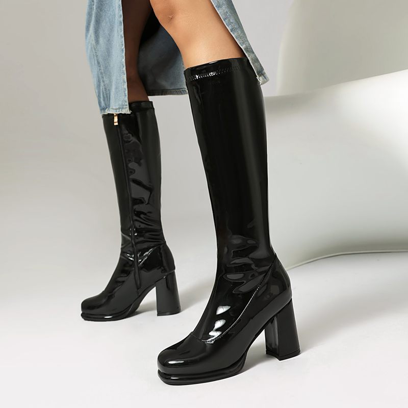 SIMLOVEYO Sexy Damen-Kniestief – Women'S Fashion Leather Boots Bewertung und Preis