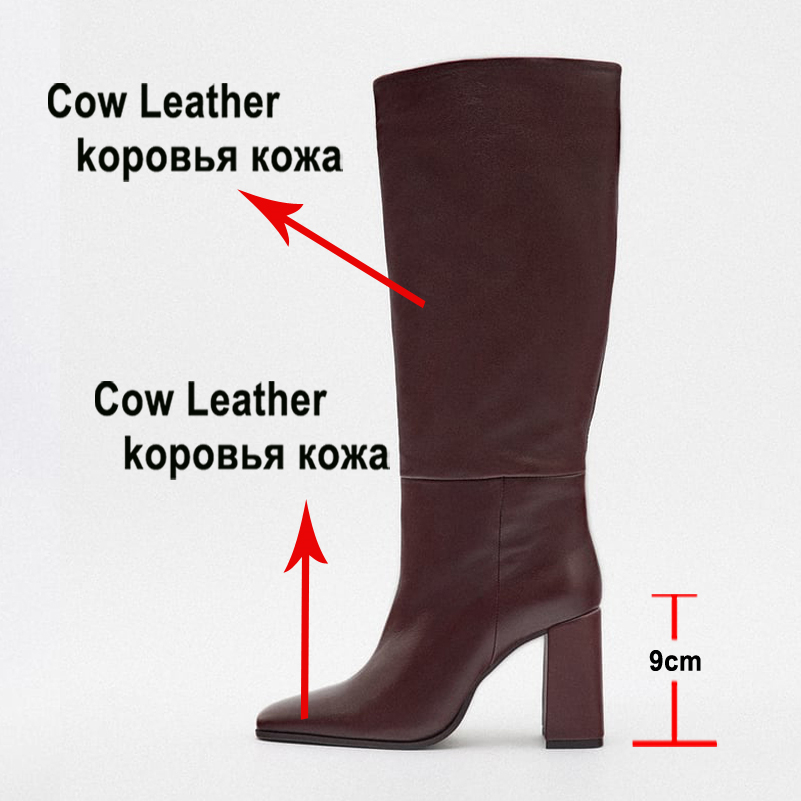 Meotina Frauen Echtes Leder Kn – Women'S Fashion Leather Boots Bewertung und Preis