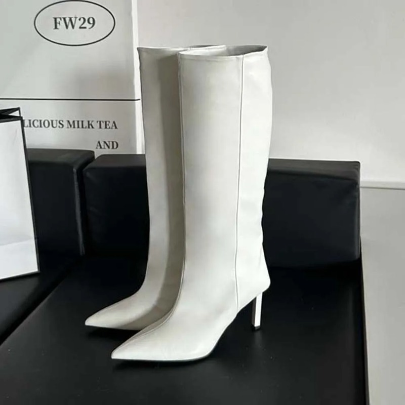Luxus Frauen Lange Stiefel Mod – Women'S Fashion Leather Boots Bewertung und Preis