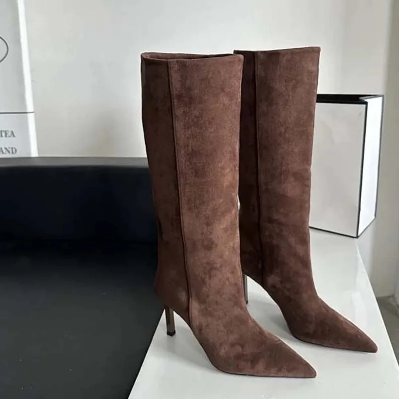 Luxus Frauen Lange Stiefel Mod – Women'S Fashion Leather Boots Bewertung und Preis