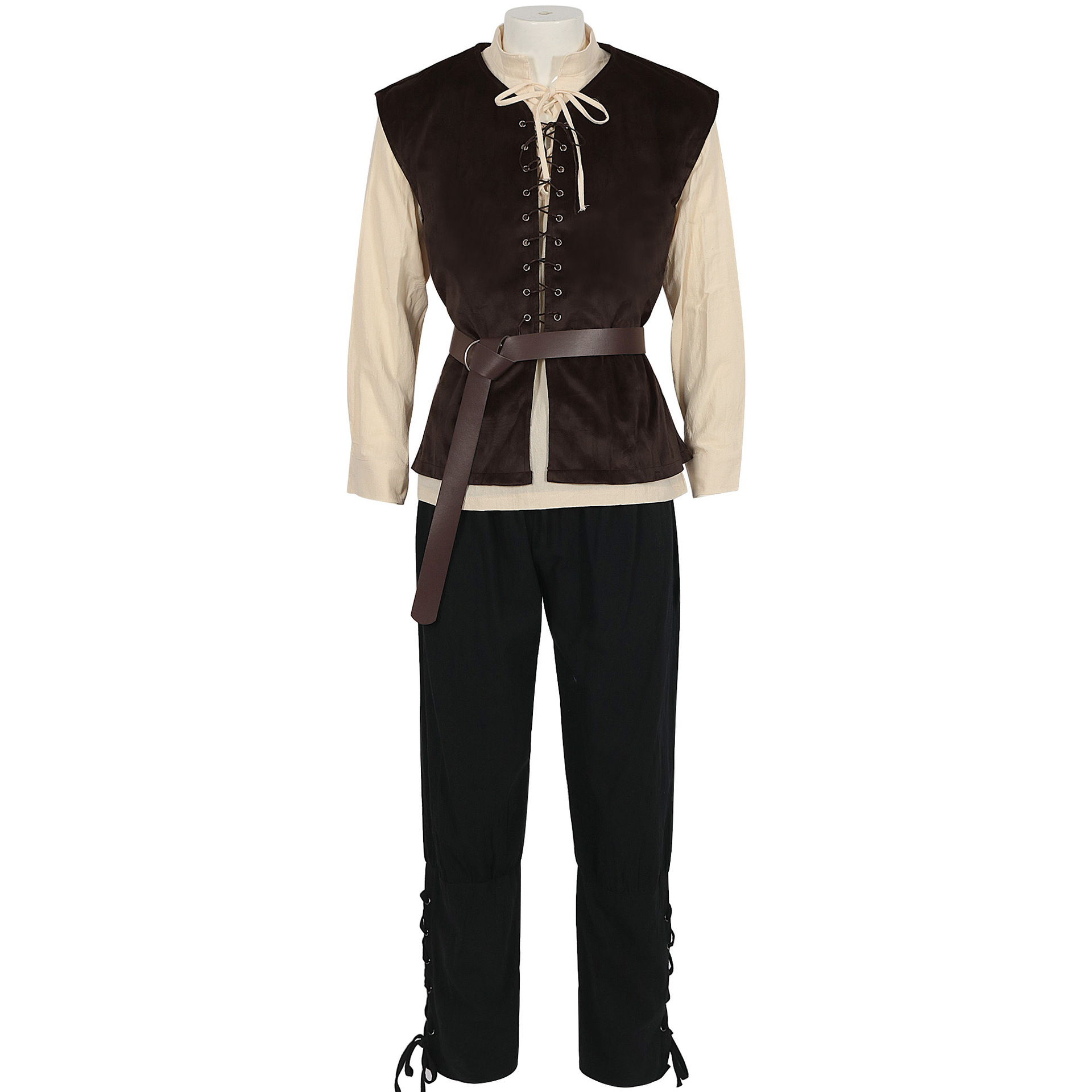 4-teiliges Herren-Halloween-Re – Belted Shirt Dress Bewertung und Preis