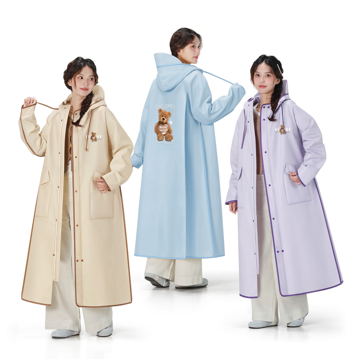 Modischer Transparenter Eva-Re – Women'S Fashion Raincoat Bewertung und Preis