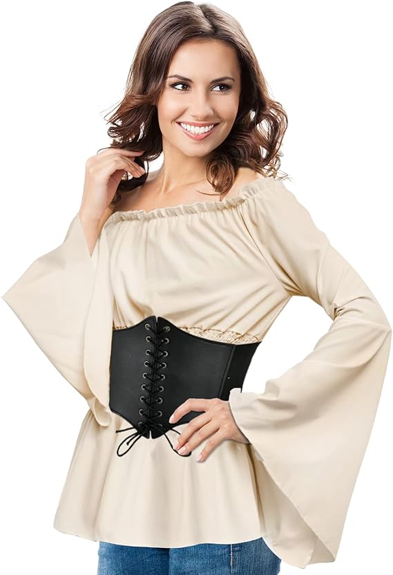Damen Renaissance Bluse Tops K – Belted Shirt Dress Bewertung und Preis