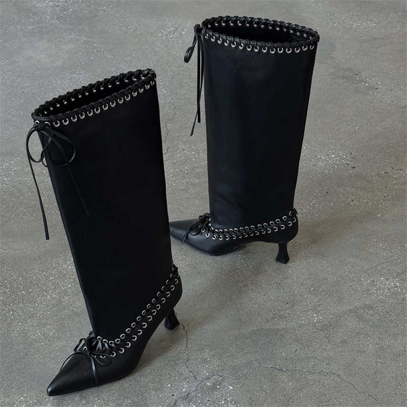 Neue Frühling/Herbst Split Led – Women'S Fashion Leather Boots Bewertung und Preis