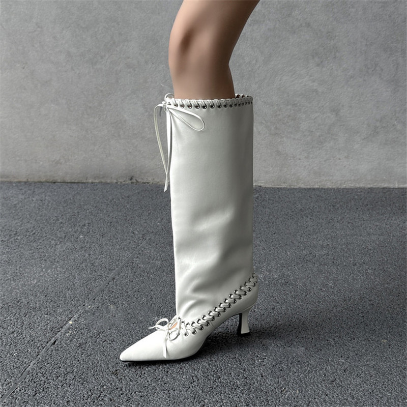 Neue Frühling/Herbst Split Led – Women'S Fashion Leather Boots Bewertung und Preis