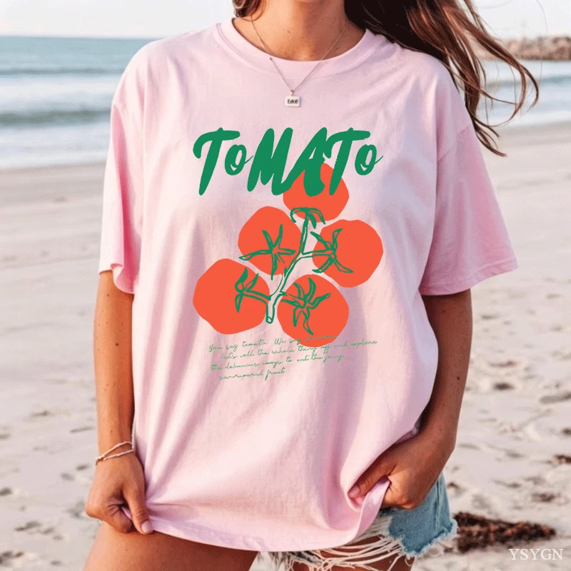 Tomaten-T-Shirt, Sommer-Garten – Women'S Fashion Market Size Bewertung und Preis