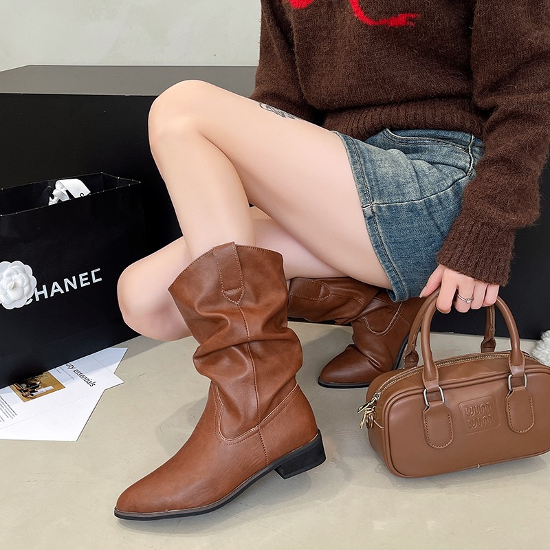 Damenstiefel, Winter 2025, mod – Women'S Fashion Leather Boots Bewertung und Preis