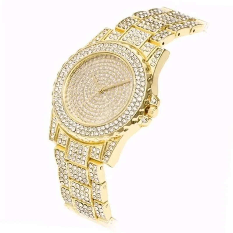 Mode Kristall Voller Stahl Fra – Women'S Fashion Digital Watch Bewertung und Preis