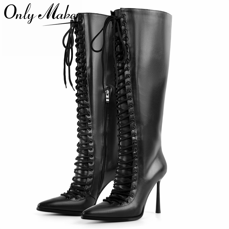 Onlymaker Kniehohe Stiefel aus – Women'S Fashion Leather Boots Bewertung und Preis