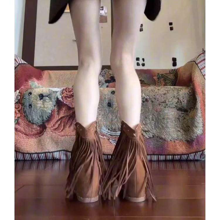 Römische Fransensandalen für D – Women'S Fashion Leather Boots Bewertung und Preis
