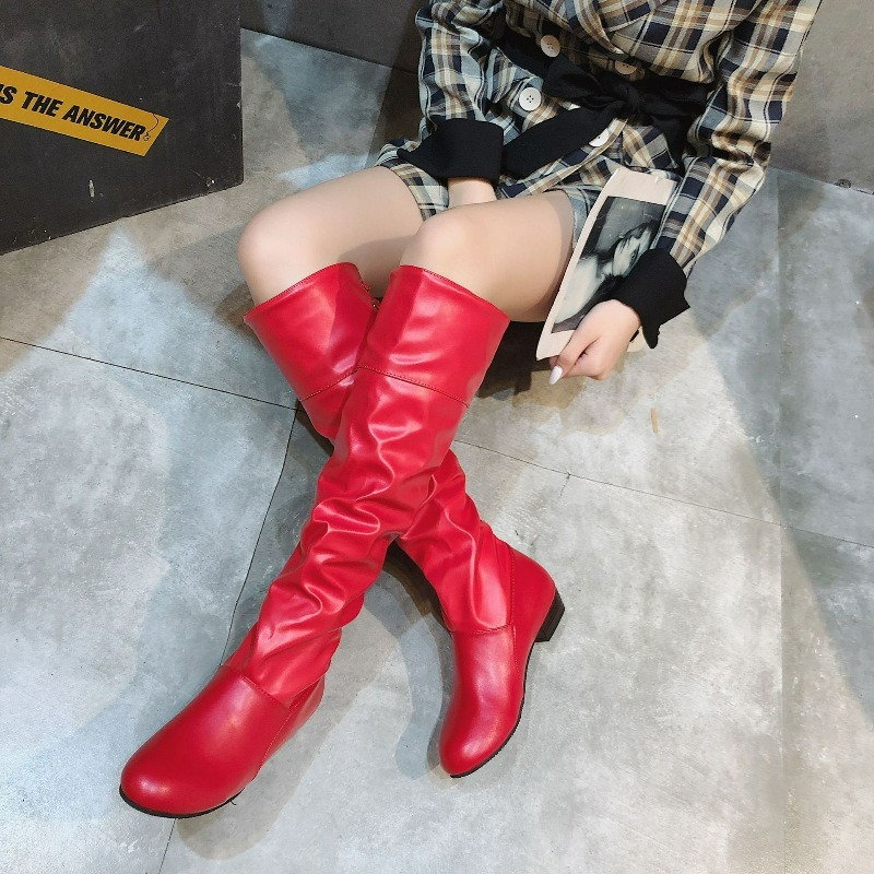 Kniehohe Damenstiefel 2025, pl – Women'S Fashion Leather Boots Bewertung und Preis