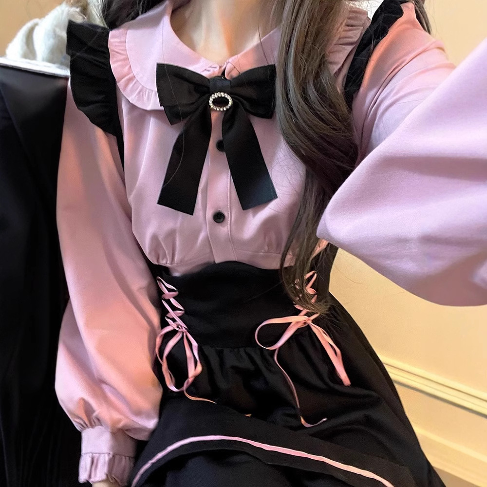 Jirai Kei Rock Verall Kleid Ja – Belted Shirt Dress Bewertung und Preis